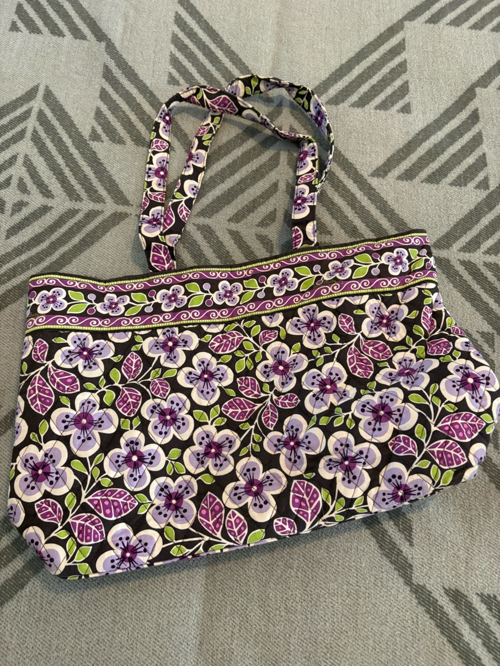 Vera Bradley Plum Petals Tote